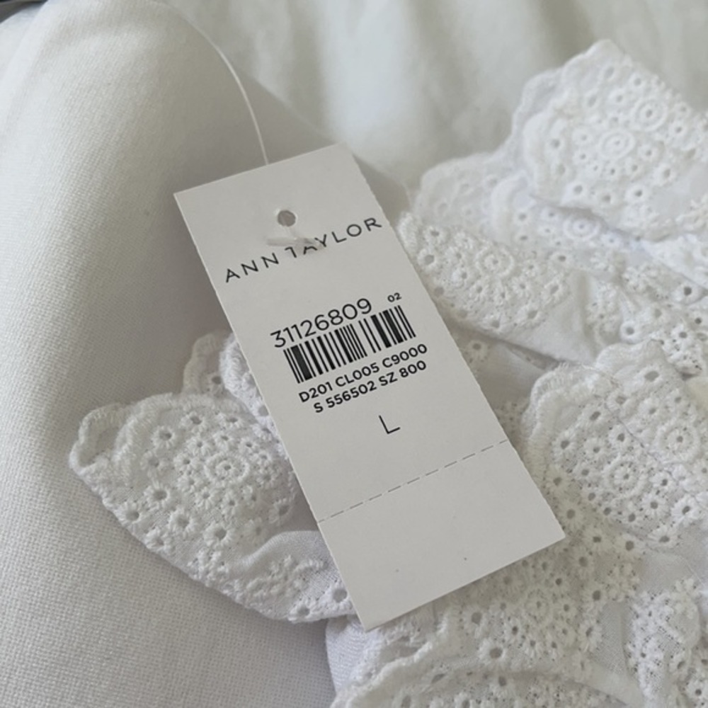 Lace Ruffle Cuff Ponte Top - Picture 5 of 6